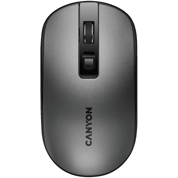 Canyon MW-18, brezžična miška 2,4 GHz 300 mAh Li-polimerna baterija, temno siva