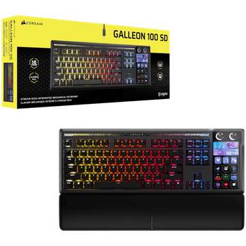 Corsair GALLEON 100 SD RGB Stream deck Mehanična Gaming Tipkovnica, črna