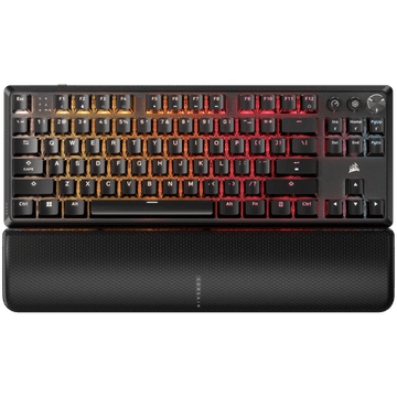 Corsair K70 CORE TKL WIRELESS RGB Mehanična Gaming Tipkovnica, črna