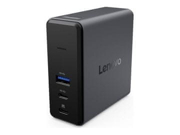 Lenovo X9 GaN polnilna postaja, črna, 3-letna garancija