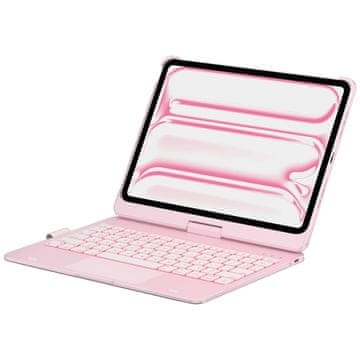 Flexbook Touch s tipkovnico za iPad Pro 11" 2024/2025 svetlo roza