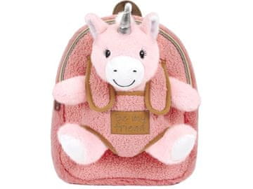 Perletti Otroški plišasti nahrbtnik s snemljivo igračo Perletti Toys, UNICORN Lola, 13094