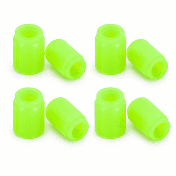 JOIRIDE® Svetleči pokrovčki za ventile pnevmatik 20 kos, glow in the dark, ABS, univerzalni | NOXIGLOW