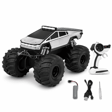 JOJOY® Amfibijski RC avto 4WD, vožnja po vodi in kopnem, 2.4GHz daljinski, 45 min delovanja | AMFIBIA