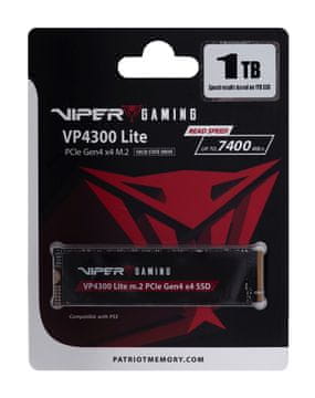 SSD disk Patriot Viper VP4300L M.2 PCI-Ex4 NVMe 1TB