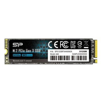 SSD Silicon Power Ace A60 512GB PCIe Gen 3x4