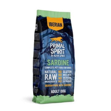 Primal Spirit Suha hrana za pse Primal Spirit Iberian Sardine 12 kg
