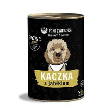 Paka Zwierzaka PAKA ZWIERZAKA Mokra hrana za pse Seventh Heaven Duck z jabolkom - 400g