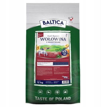 shumee Suha hrana za pse BALTICA FLAVORS OF THE REGIONS Govedina z zelenjavo 12 kg