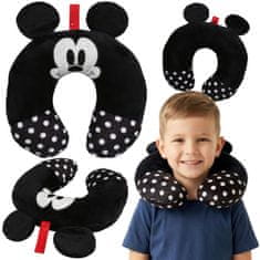 Disney DISNEY Mickey Mouse Potovalna blazina, vratna blazina za letalo, naslon za glavo za avto