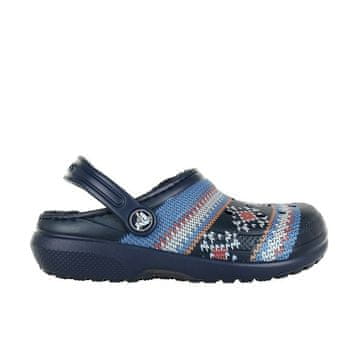 Crocs Cokle svetlo modra 23 EU JR Classic Printed Lined K