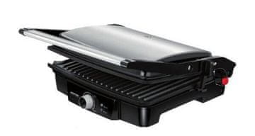 MPM MPM MGR-09 M električni žar 2000 W, premaz proti prijemanju, jeklo, črne barve