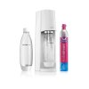 SODASTREAM Terra White Saturator + vžigalna kartuša CO2, steklenička 1 l