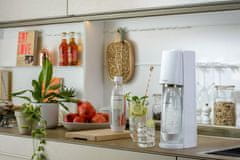 SodaStream SODASTREAM Terra White Saturator + vžigalna kartuša CO2, steklenička 1 l
