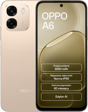 Oppo OPPO A6 4G (LTE) pametni telefon 6 GB/256 GB zlate barve