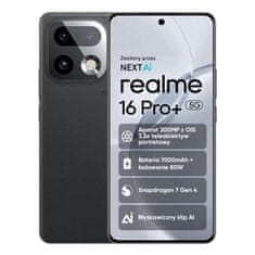 realme REALME 16 Pro+ 5G pametni telefon 8 GB/256 GB siv
