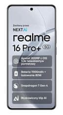 realme REALME 16 Pro+ 5G pametni telefon 8 GB/256 GB siv