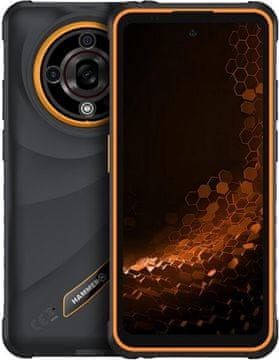 Hammer Pametni telefon HAMMER Iron 6 5G 8 GB/256 GB oranžne barve
