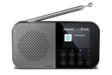 Sharp Prenosni radio SHARP Osaka DR-P520 črne in sive barve
