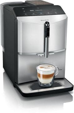 Siemens Avtomatski kavni aparat SIEMENS TF303E01 EQ300 1300 W, 15 barov, dnevno srebrna