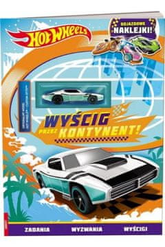 Mattel Knjiga MATTEL Hot Wheels. Dirka po celini!