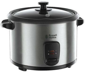 Russell Hobbs RUSSELL HOBBS 19750-56 Rižev lonec Cook@Home 700 W, 1,8 l srebrno-črn