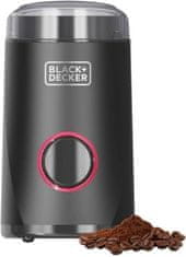 Black+Decker Električni mlinček za kavo BLACK & DECKER ESB9080030L, črne barve