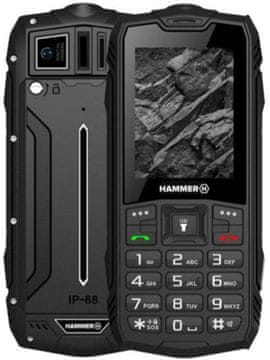 Hammer Mobilni telefon HAMMER Rock črne barve