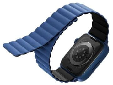 UNIQ Pašček UNIQ Revix za Apple Watch 42/44/45 mm črne in modre barve