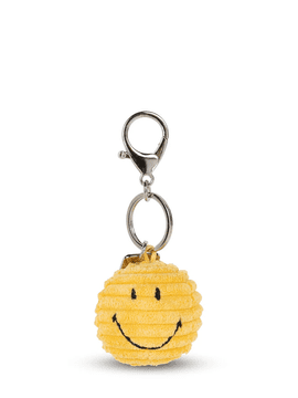 SMILEY obesek za ključe Eco Corduroy, 4,5 cm, rumen