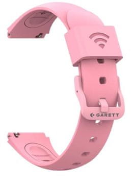 Garett GARETT Pay Kids 20 mm roza plačilni trak