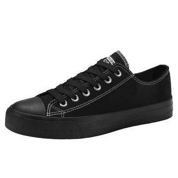 Nikcorp Unisex platneni copati Casbeam superge za prosti čas in šport, zračen material, prožen gumijast podplat, črna barva, udobna obutev za šolo in vsakodnevne aktivnosti, velikost 42 EU, trpežna zasnova