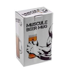 Gadget Master Kozarec za pivo z mišičastim ročajem 620 ml