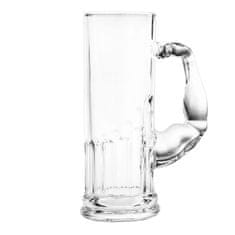 Gadget Master Kozarec za pivo z mišičastim ročajem 620 ml