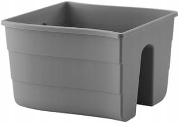 Form-Plastic OGRAJA, CVETNI LONEC, BALKONSKI LONEC ZA OGRAJO, MODEREN ANTRACIT