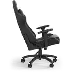 Corsair TC100 RELAXED, gaming stol, umetno usnje, črn