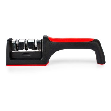 BRUSILNIK ZA NOŽE "KITCHISIMO" DELUXE BLACK+RED