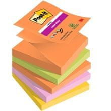 Post-It Z-flakes Super Sticky BOOST, 76x76 mm, 5 kosov