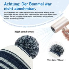 Nikcorp Zimski otroški komplet 3v1 za otroke 6-12 let, topla kapa, ovratnik in rokavice s flis podlogo, elastičen material, odporen na mraz do -10°C, primeren za šolo in igro na snegu, strojno pranje 30°C