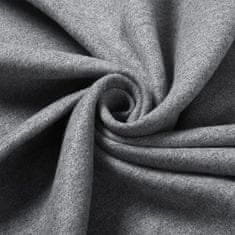 Nikcorp Dvostranski zimski šal Pashmina, mehak in topel modni dodatek, črno-siva barva, velikost 196 x 62 cm, elegantno ogrinjalo za ženske in moške, mešanica materialov, teža 300 g, idealno darilo