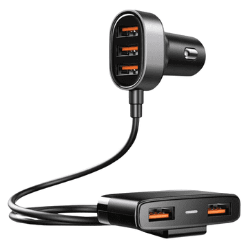 Joyroom JR-CL03 5xUSB avtomobilski polnilnik (črn)