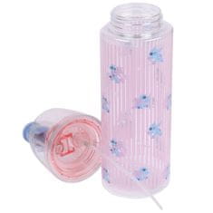 Disney DISNEY Stitch Steklenica za vodo z ustnikom in razpršilnikom, prosojna steklenica za hladne pijače 600 ml