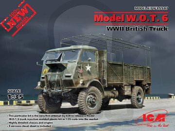 ICM ICM35507 Model britanskega tovornjaka WOT 6, druge svetovne vojne 1:35