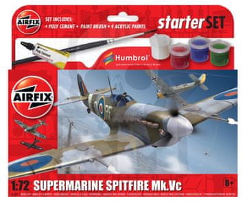 Airfix AIRF-55001 Majhen komplet za začetnike SupermarineSpitfire