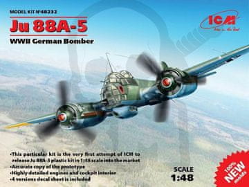 ICM ICM48232 Ju 88A-5 Nemški bombnik med drugo svetovno vojno 1:48