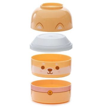 Puckator PKLBOX64 Škatla za malico, približno Shiba Inu