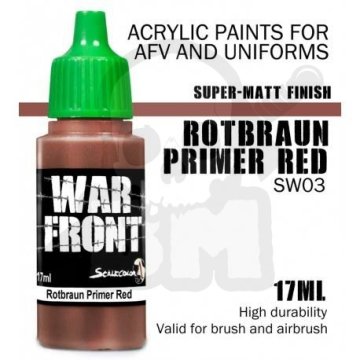 Scale75 SW-03 Scale Color War Front Rotbraun Primer Red