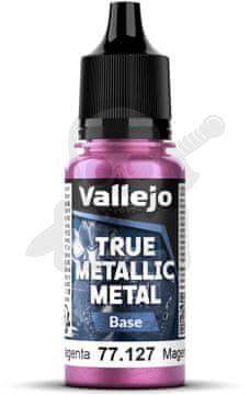 Vallejo VALL-77127 Prava kovinska škrlatna magenta 18 ml