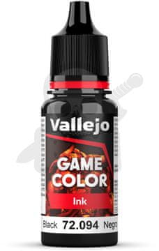 Vallejo VALL-72094 Črnilo Game C. 18 ml črno