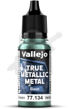 Vallejo VALL-77134 True Metallic Dusken Green 18 ml